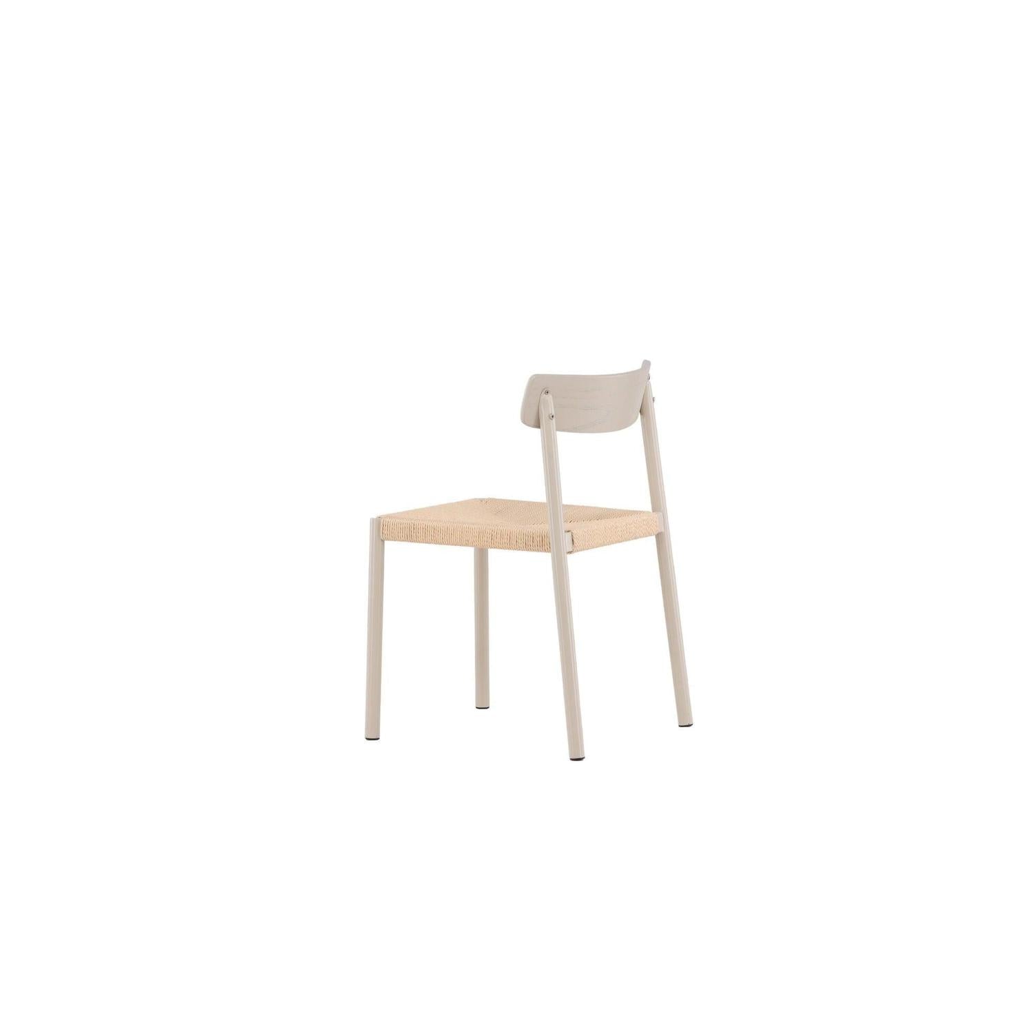 Holzstuhl Malmön - Greige / Beige-Holzstühle-Vind-le canapé