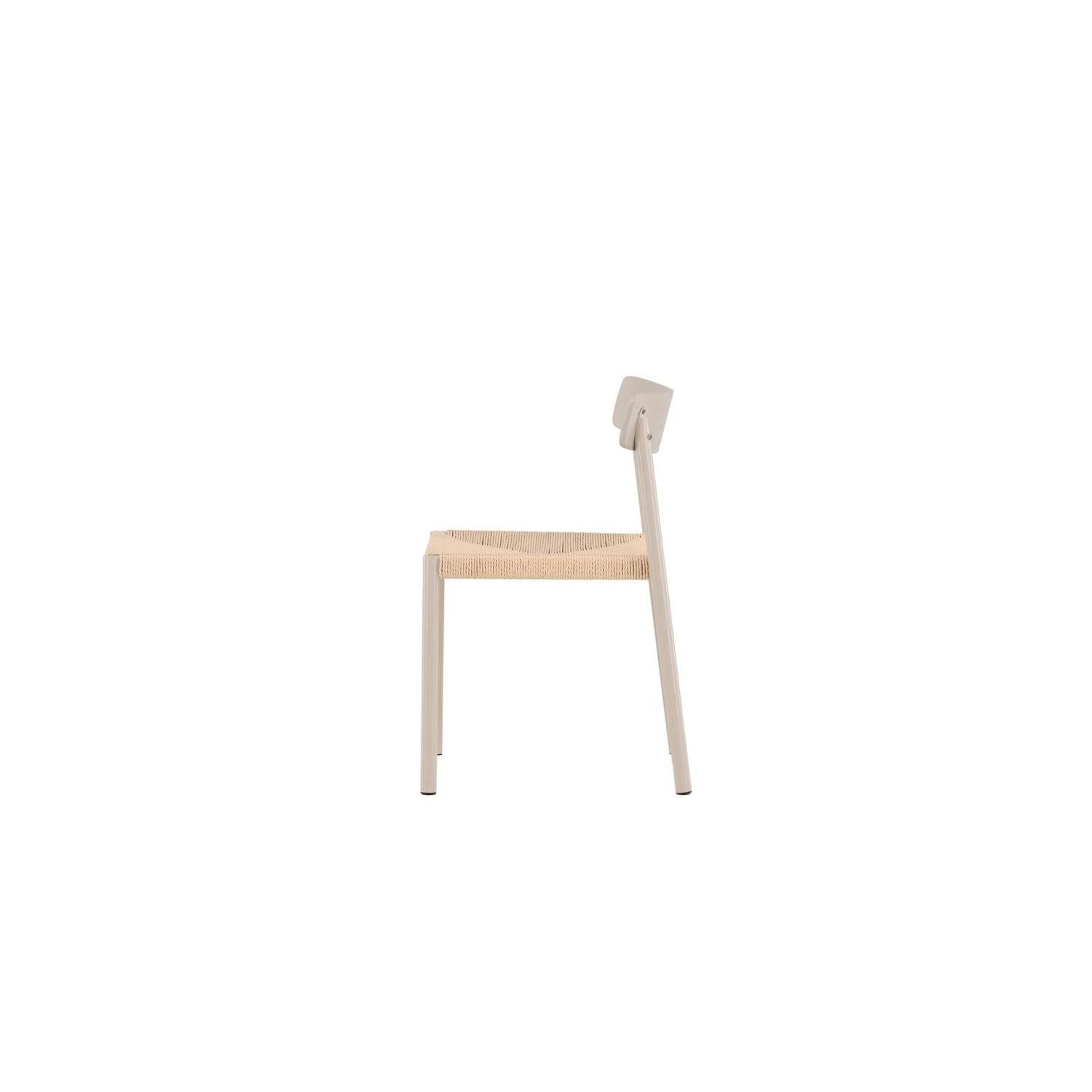 Holzstuhl Malmön - Greige / Beige-Holzstühle-Vind-le canapé