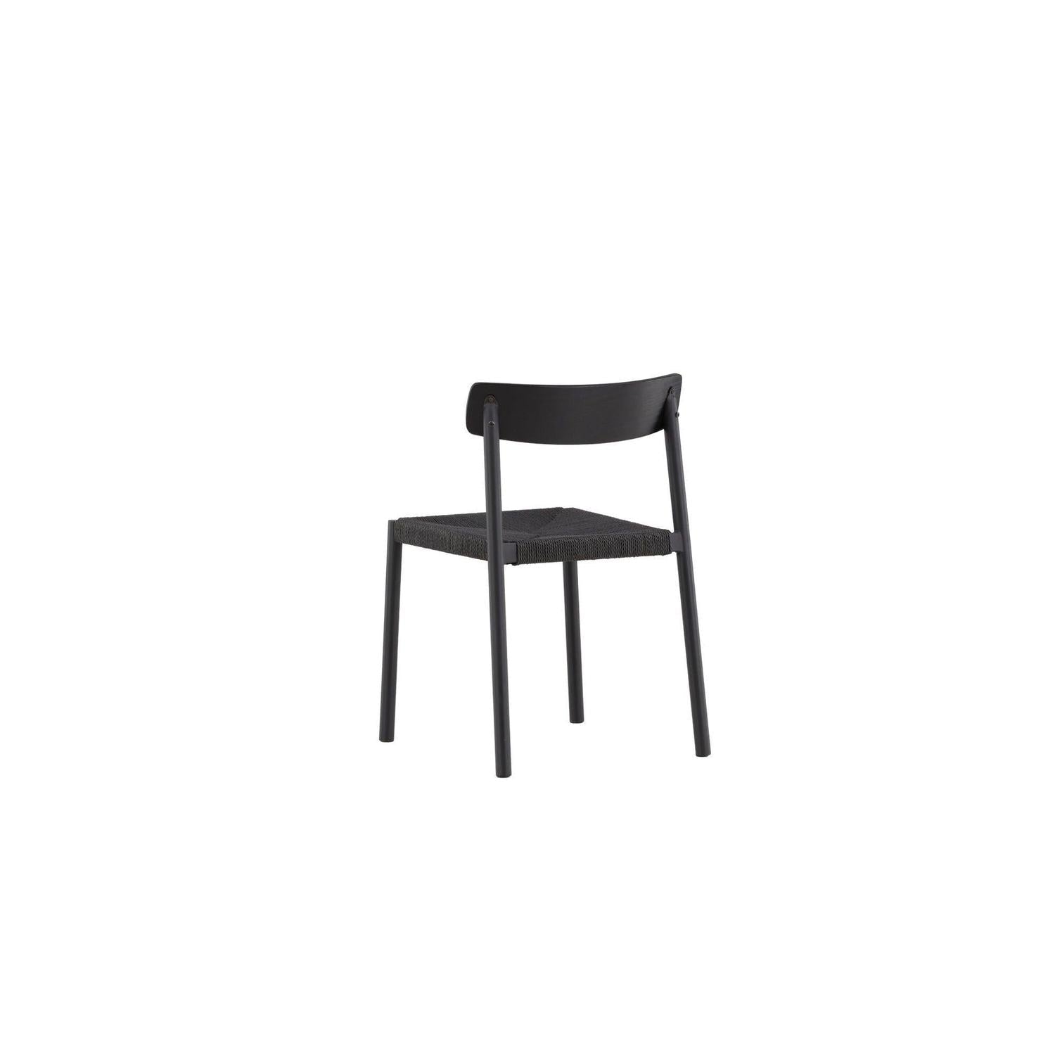 Holzstuhl Malmön - Schwarz-Holzstühle-Vind-le canapé