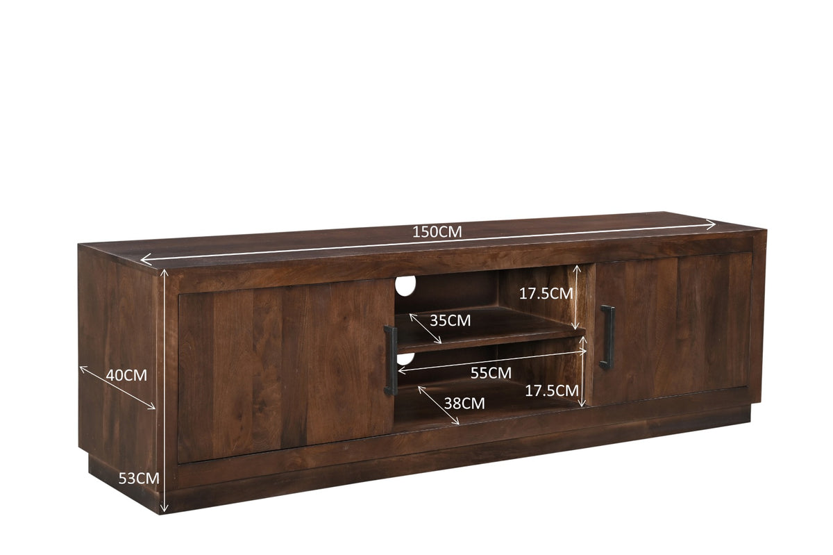 Jaxx Braun 150 cm-Livingfurn-le canapé