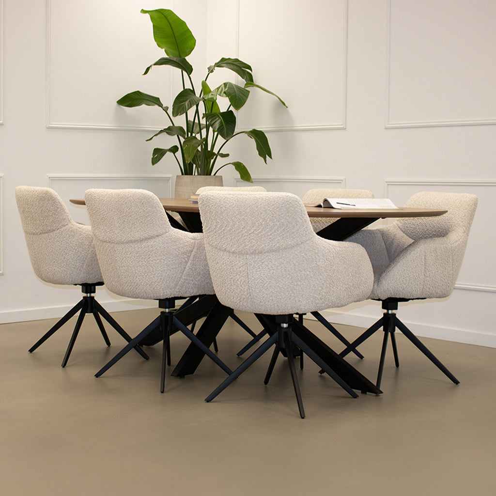 Drehstuhl Fer - Beige-Esszimmerstuhl-le canapé