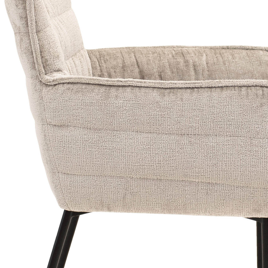Esszimmerstuhl Goos - Grau/Beige-Esszimmerstuhl-le canapé