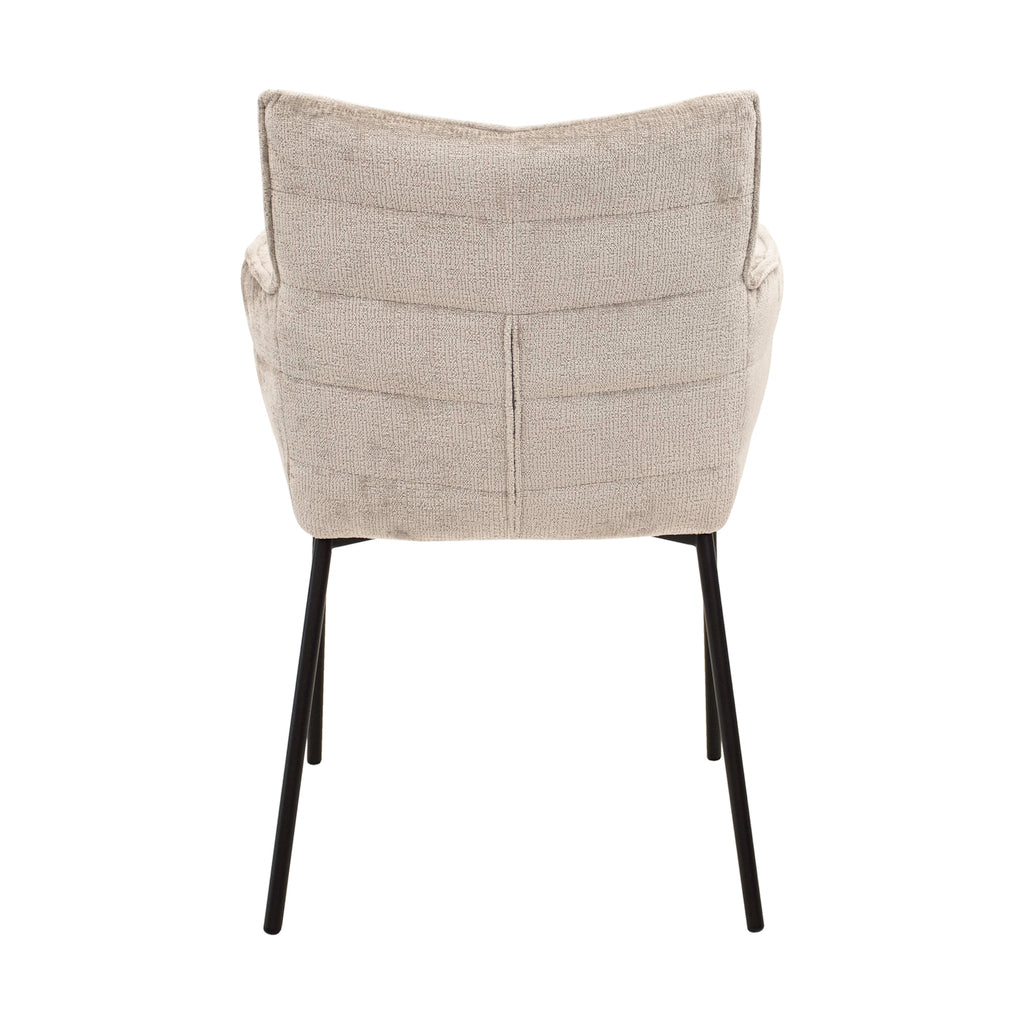 Esszimmerstuhl Goos - Grau/Beige-Esszimmerstuhl-le canapé