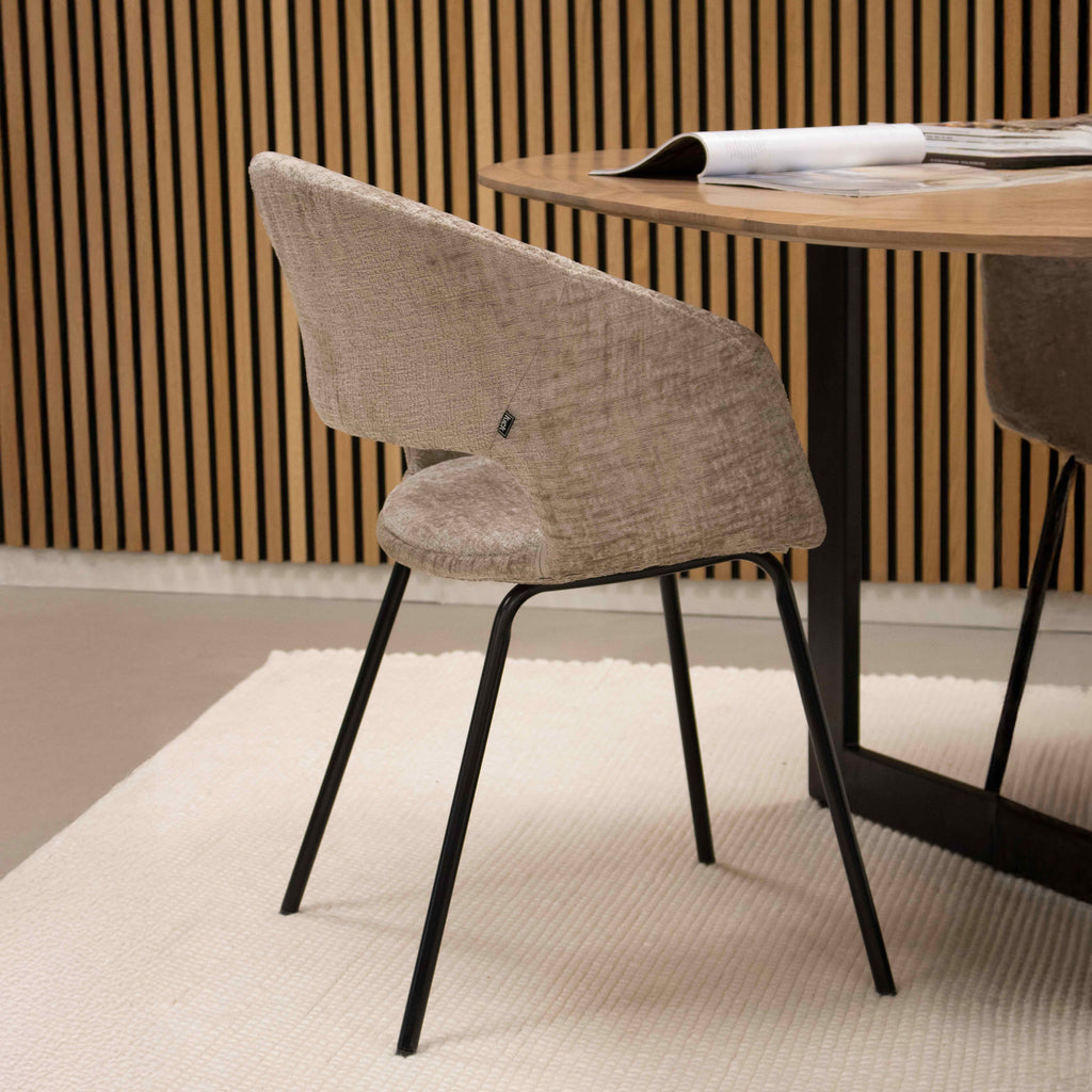 Esszimmerstuhl Mette - Beige-Esszimmerstuhl-le canapé