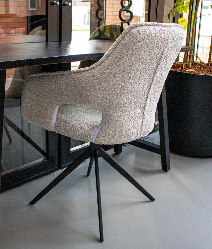 Dreshtuhl Zara - Beige-Esszimmerstuhl-le canapé
