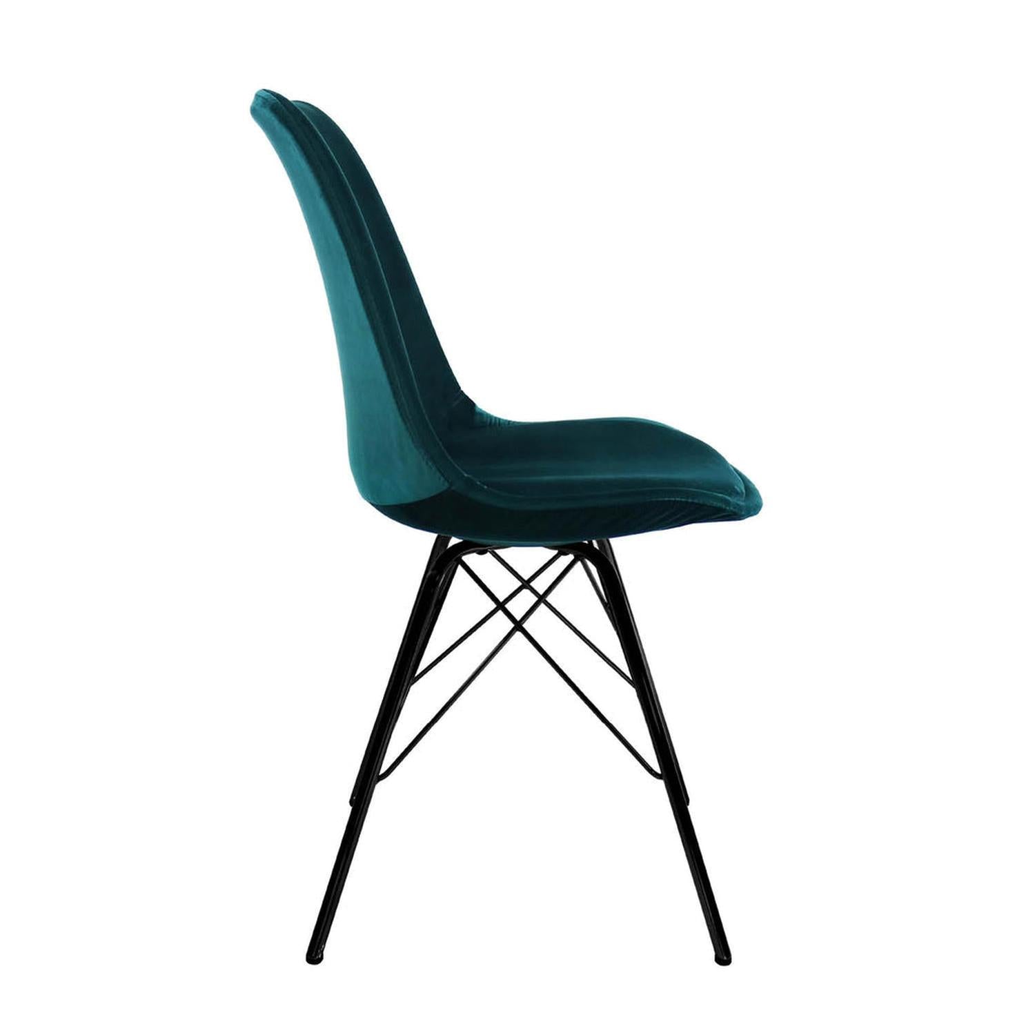 Esszimmerstuhl Velvet - Blau-Esszimmerstuhl-le canapé