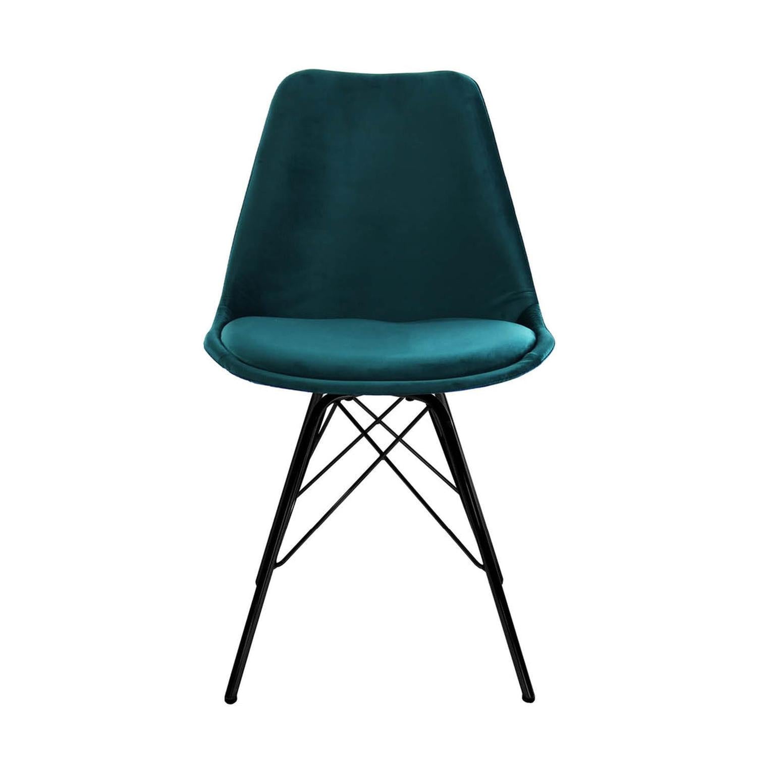 Esszimmerstuhl Velvet - Blau-Esszimmerstuhl-le canapé