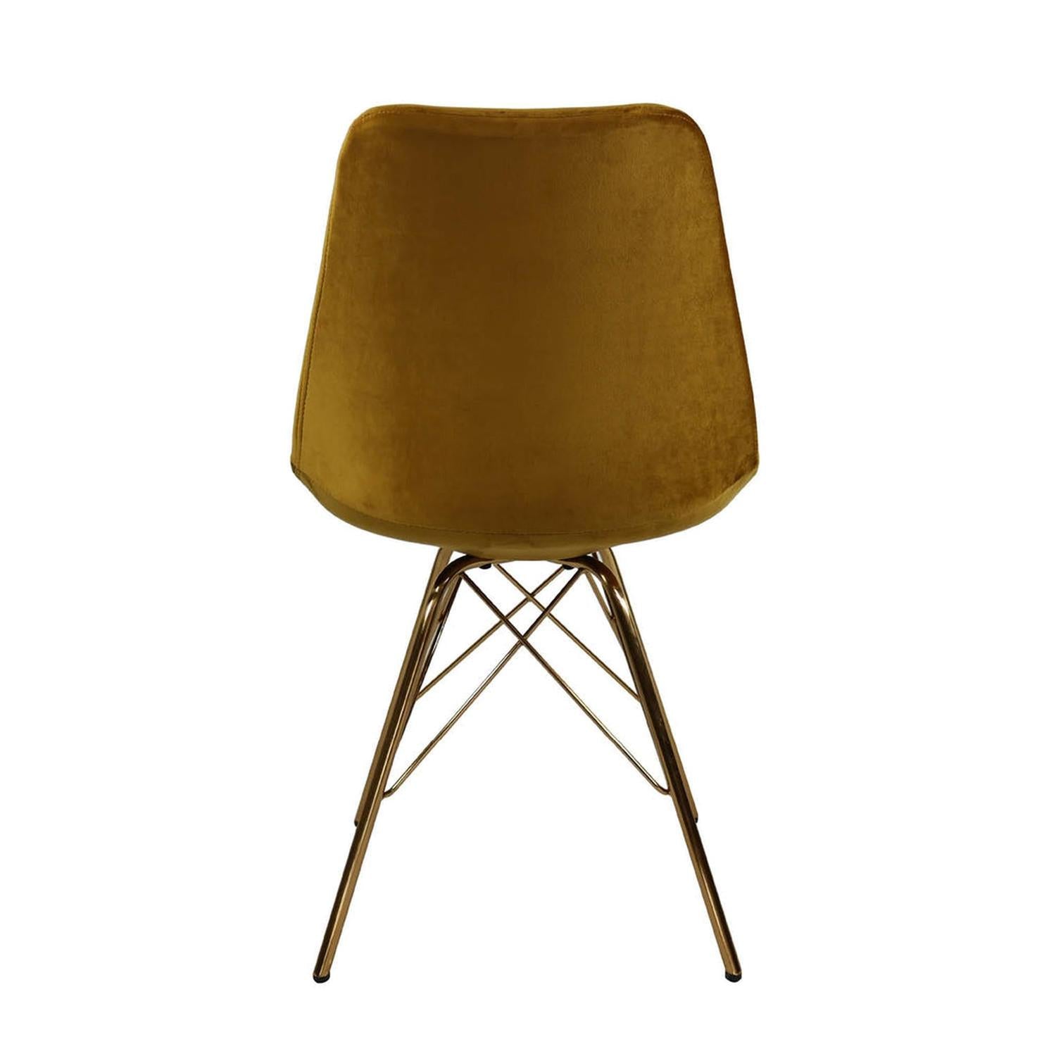 Esszimmerstuhl Velvet - Gold-Esszimmerstuhl-le canapé