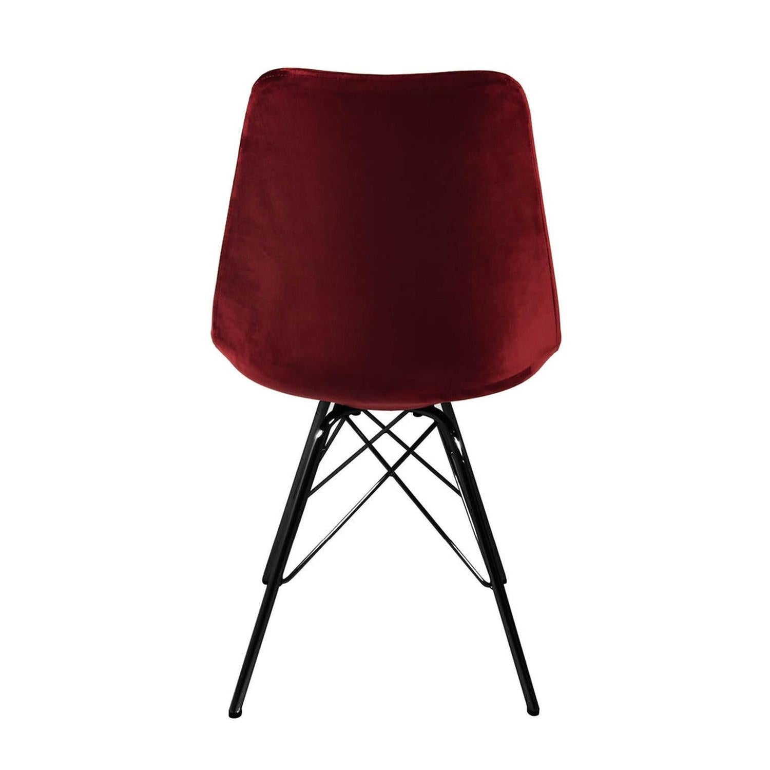 Esszimmerstuhl Velvet - Rot-Esszimmerstuhl-le canapé