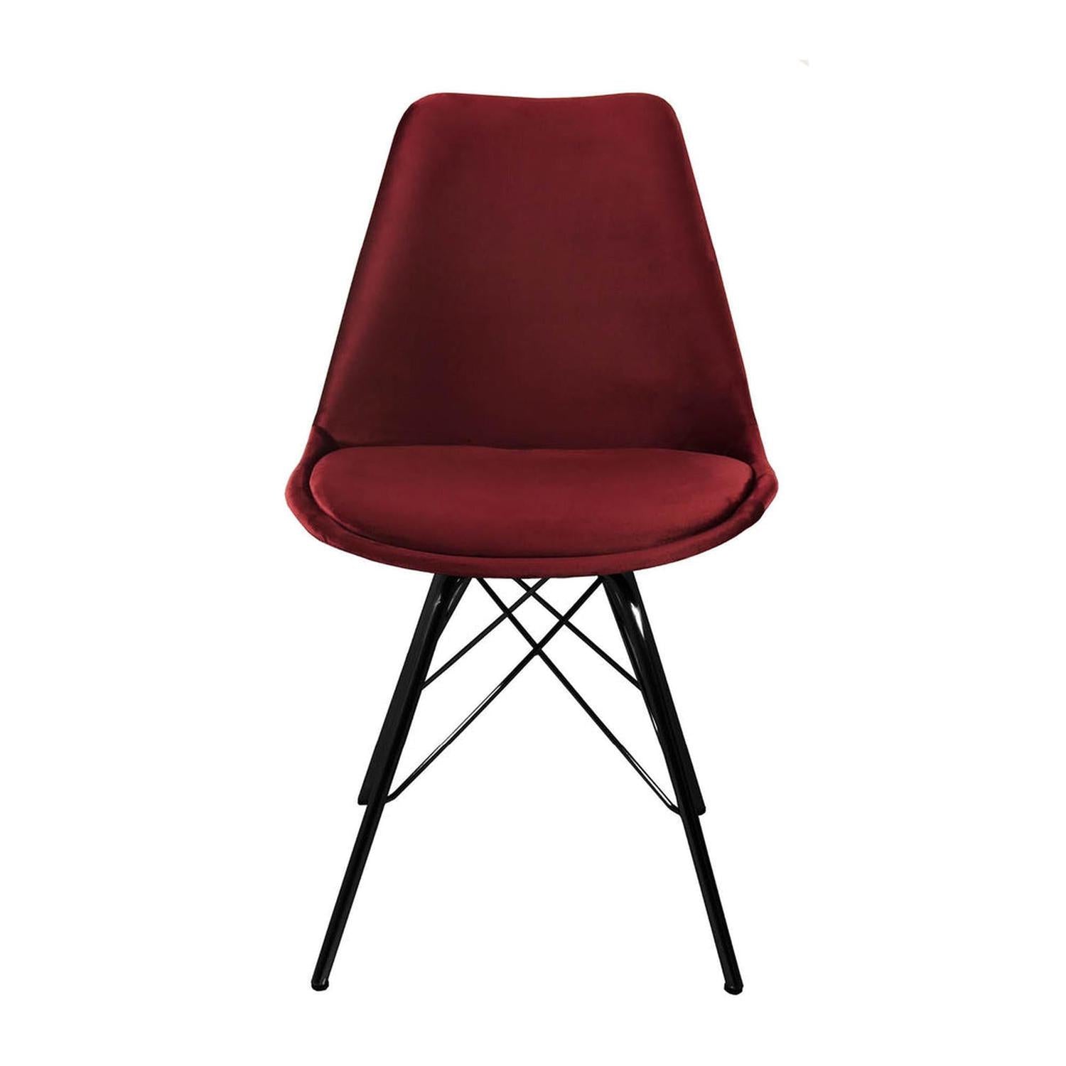 Esszimmerstuhl Velvet - Rot-Esszimmerstuhl-le canapé