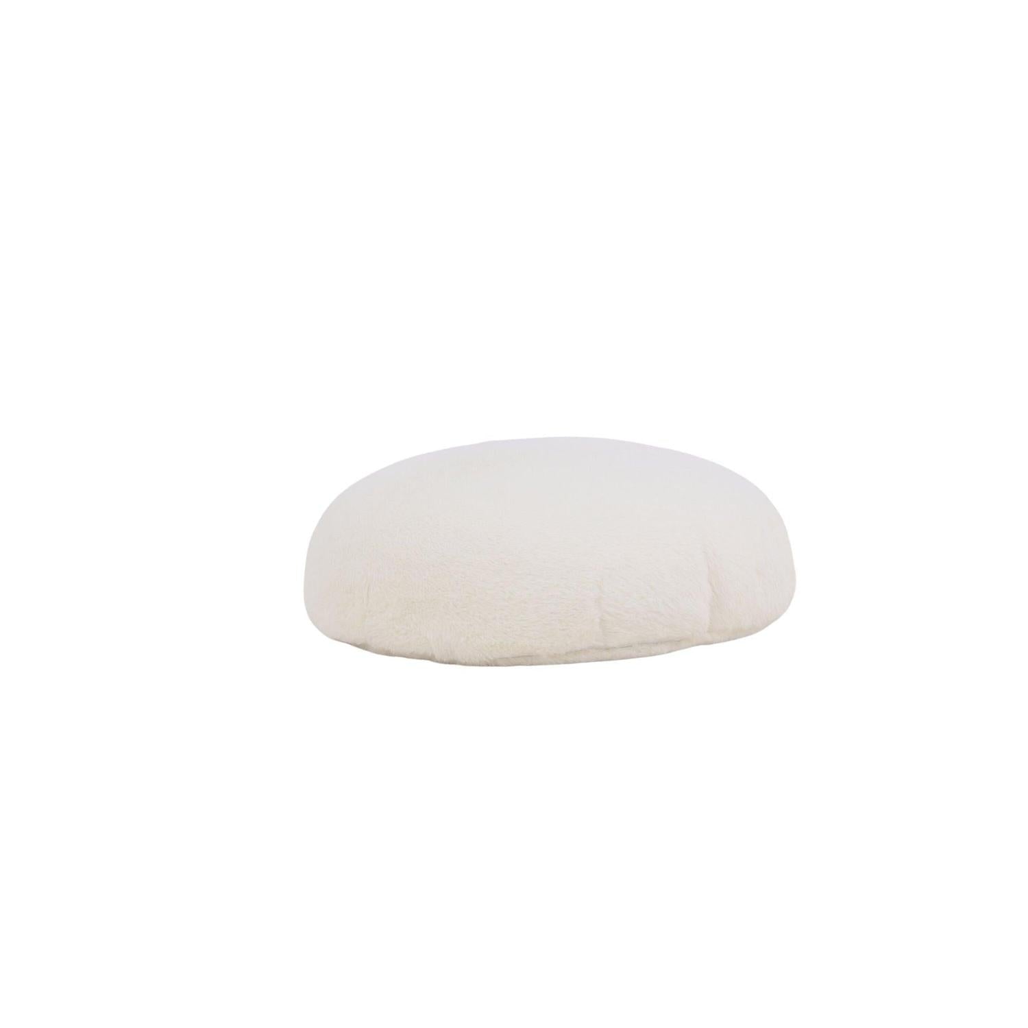 Kinder Pouf Ruston aus Lammwolle - Weiß-Poufs-Venture Home-le canapé