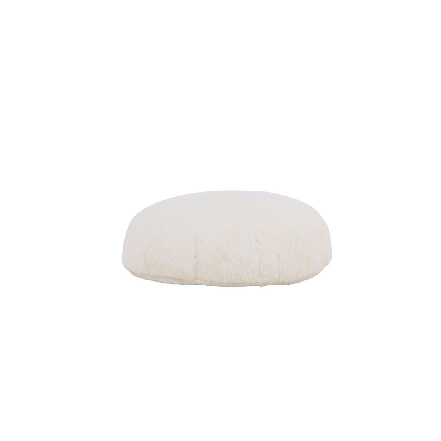 Kinder Pouf Ruston aus Lammwolle - Weiß-Poufs-Venture Home-le canapé