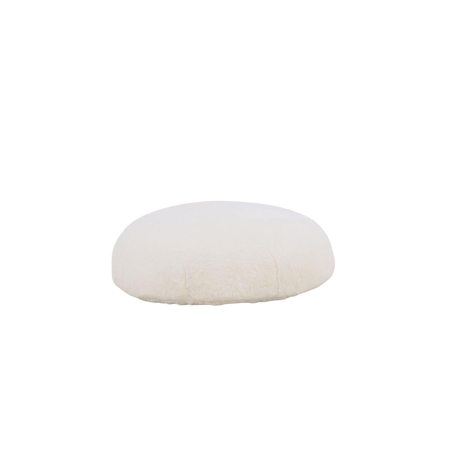 Kinder Pouf Ruston aus Lammwolle - Weiß-Poufs-Venture Home-le canapé