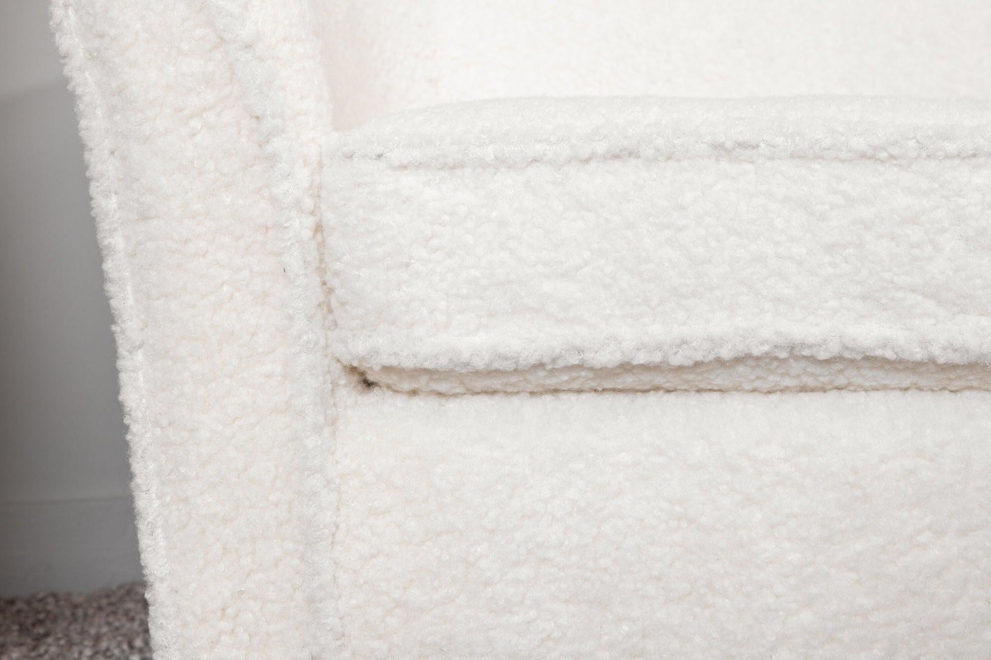 Kindersofa Mana aus Teddystoff (Bouclé) - Weiß-Kindersofas-Venture Home-le canapé