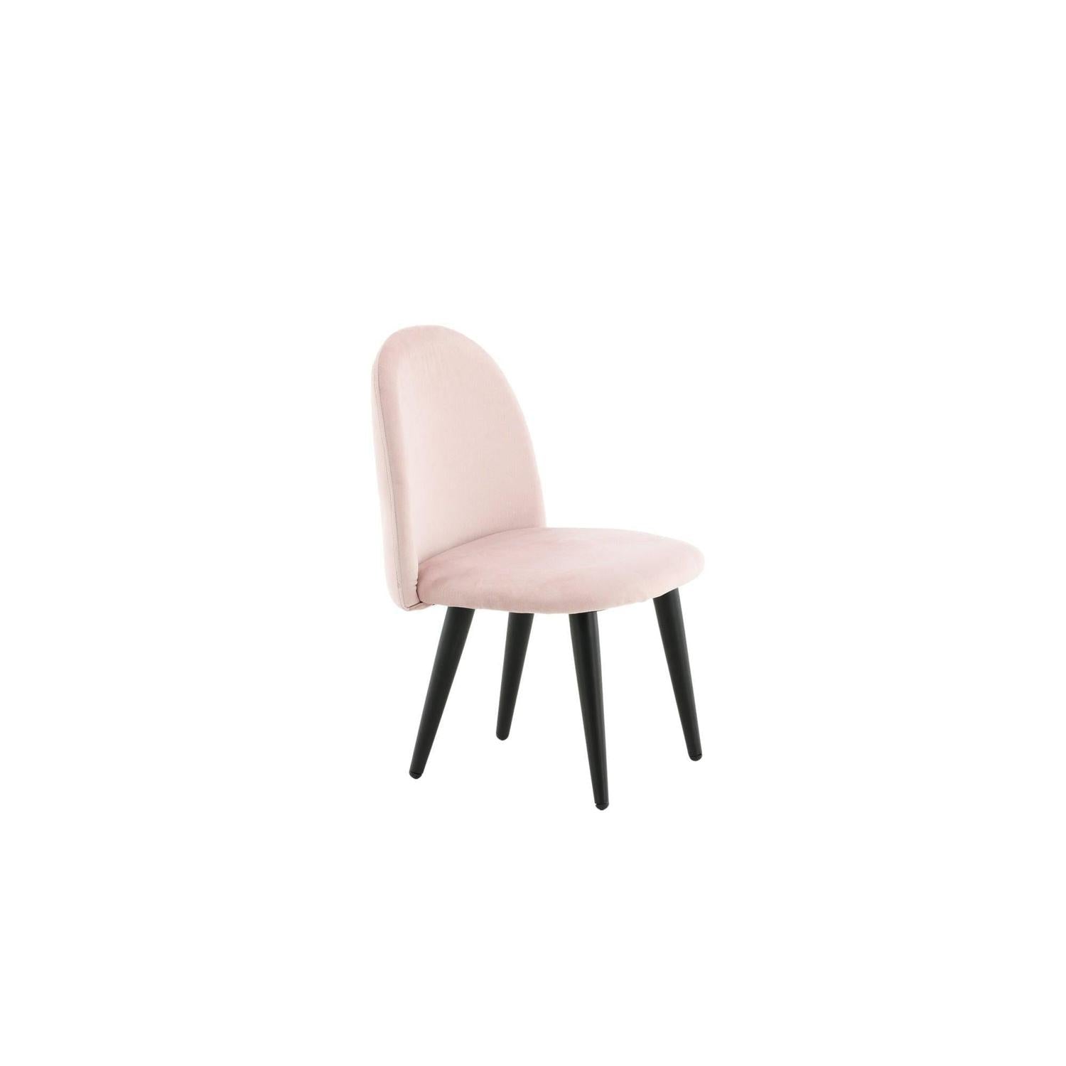 Kinderstuhl XXS 2er-Set aus Samt - Pink-Kinderstuhl-Venture Home-le canapé