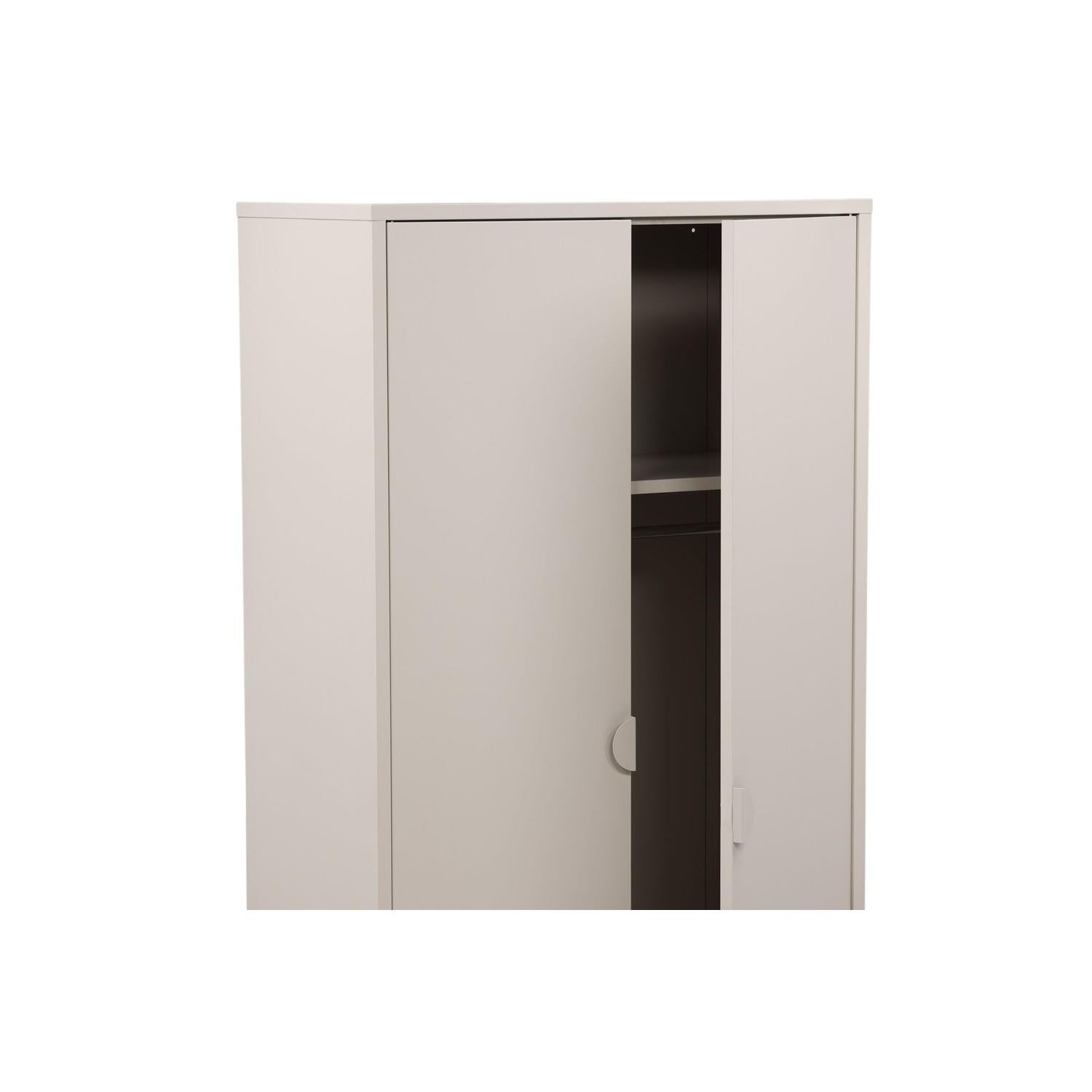 Kleiderschrank Piring 183cm aus Metall - Beige-Kleiderschränke-Venture Home-le canapé