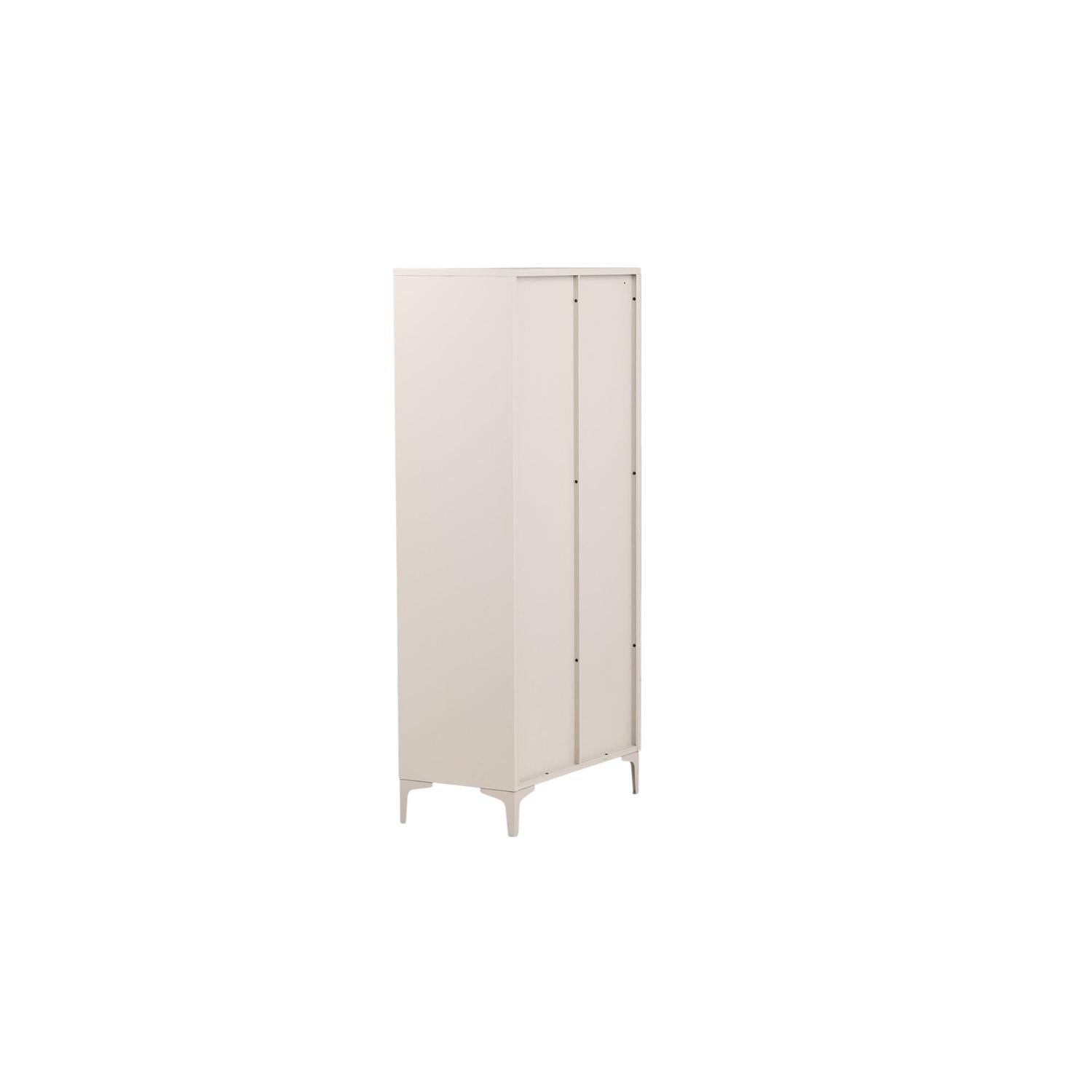 Kleiderschrank Piring 183cm aus Metall - Beige-Kleiderschränke-Venture Home-le canapé