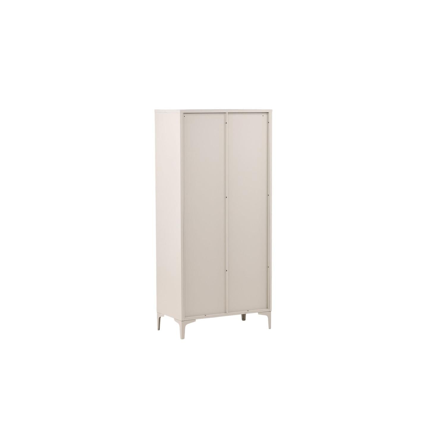 Kleiderschrank Piring 183cm aus Metall - Beige-Kleiderschränke-Venture Home-le canapé