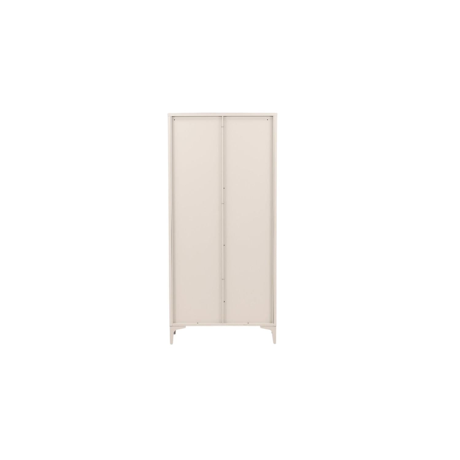 Kleiderschrank Piring 183cm aus Metall - Beige-Kleiderschränke-Venture Home-le canapé