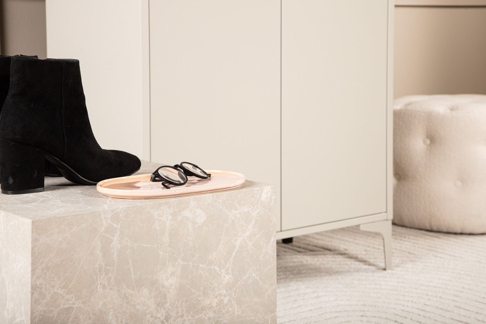 Kleiderschrank Piring aus Stahl - Beige-Kleiderschränke-Venture Home-le canapé