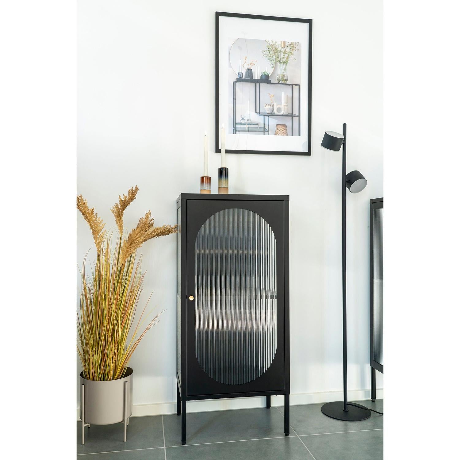 Kommode Adelaide aus Metall - Schwarz-Kommoden-House Nordic-le canapé