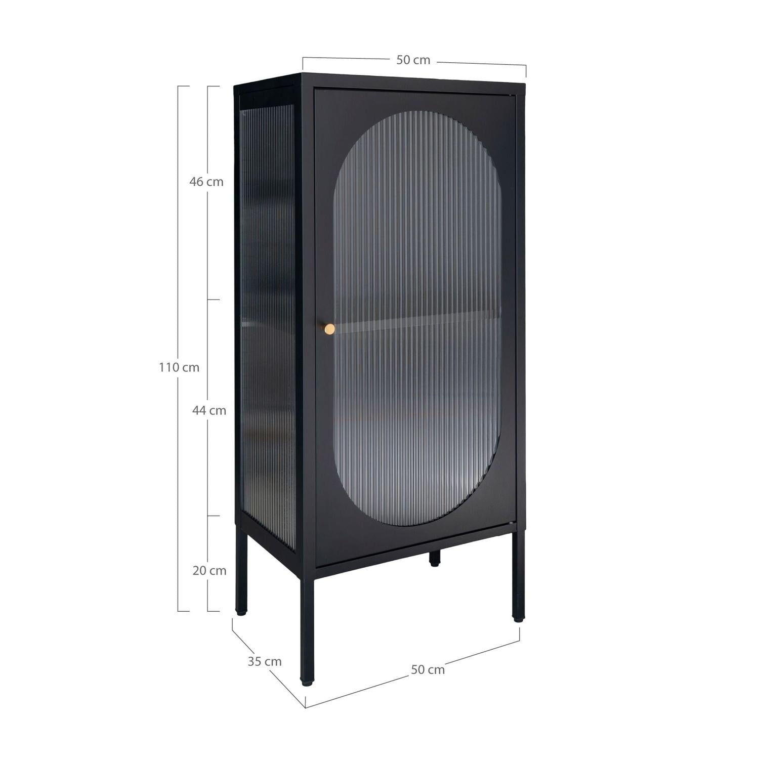 Kommode Adelaide aus Metall - Schwarz-Kommoden-House Nordic-le canapé