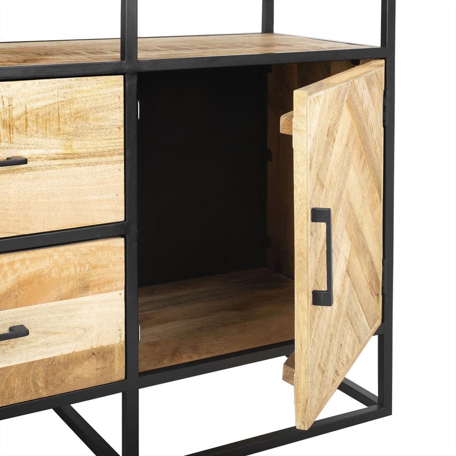 Kommode Jax 200cm - Hellbraun-Kommoden-Benoa-le canapé