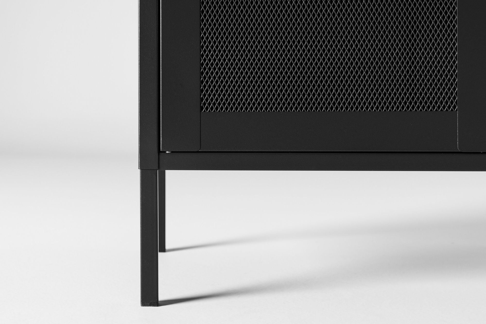 Kommode Misha 80cm aus Metall - Schwarz-Kommoden-Venture Home-le canapé