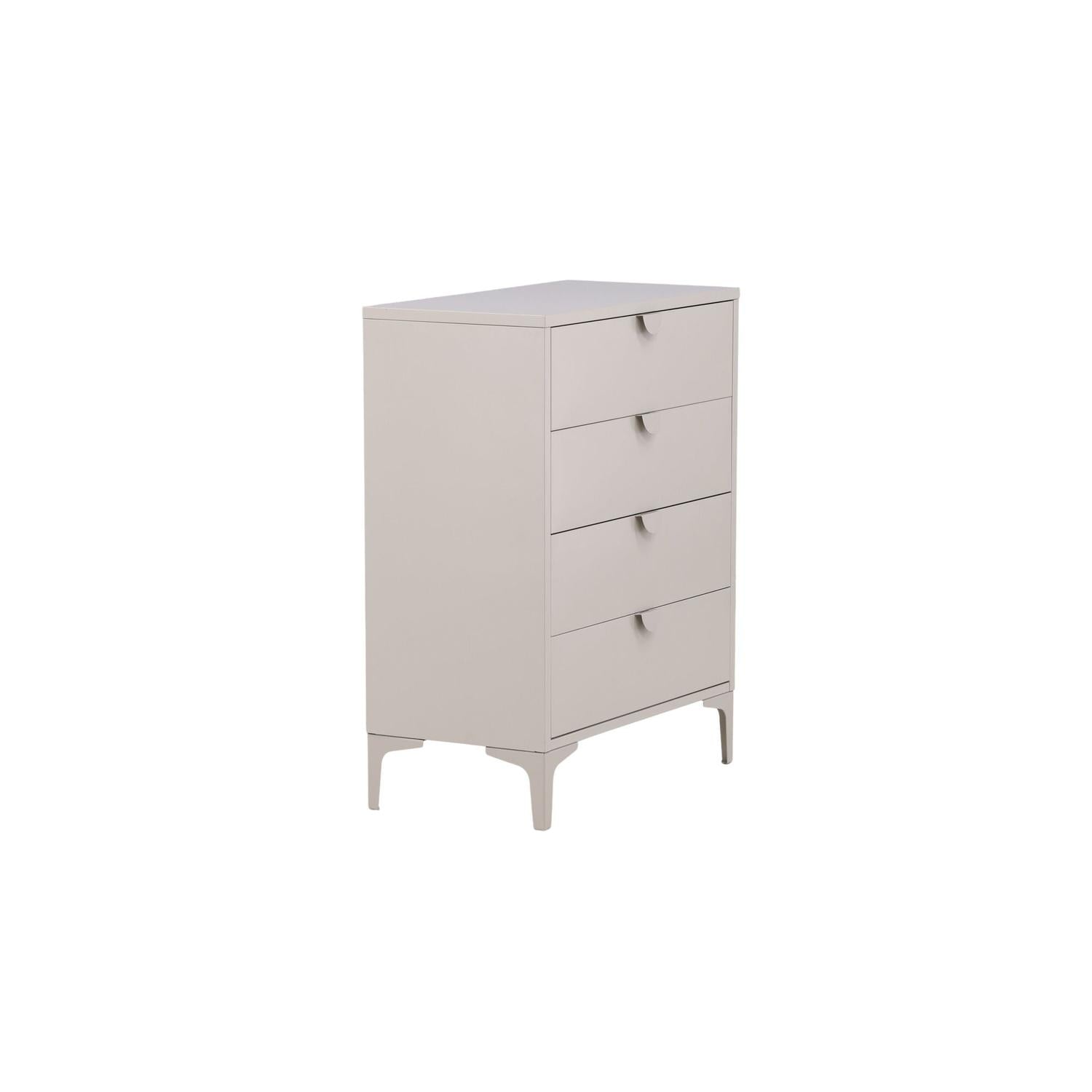 Kommode Piring mit 4 Schubladen aus Metall - Beige-Kommoden-Venture Home-le canapé