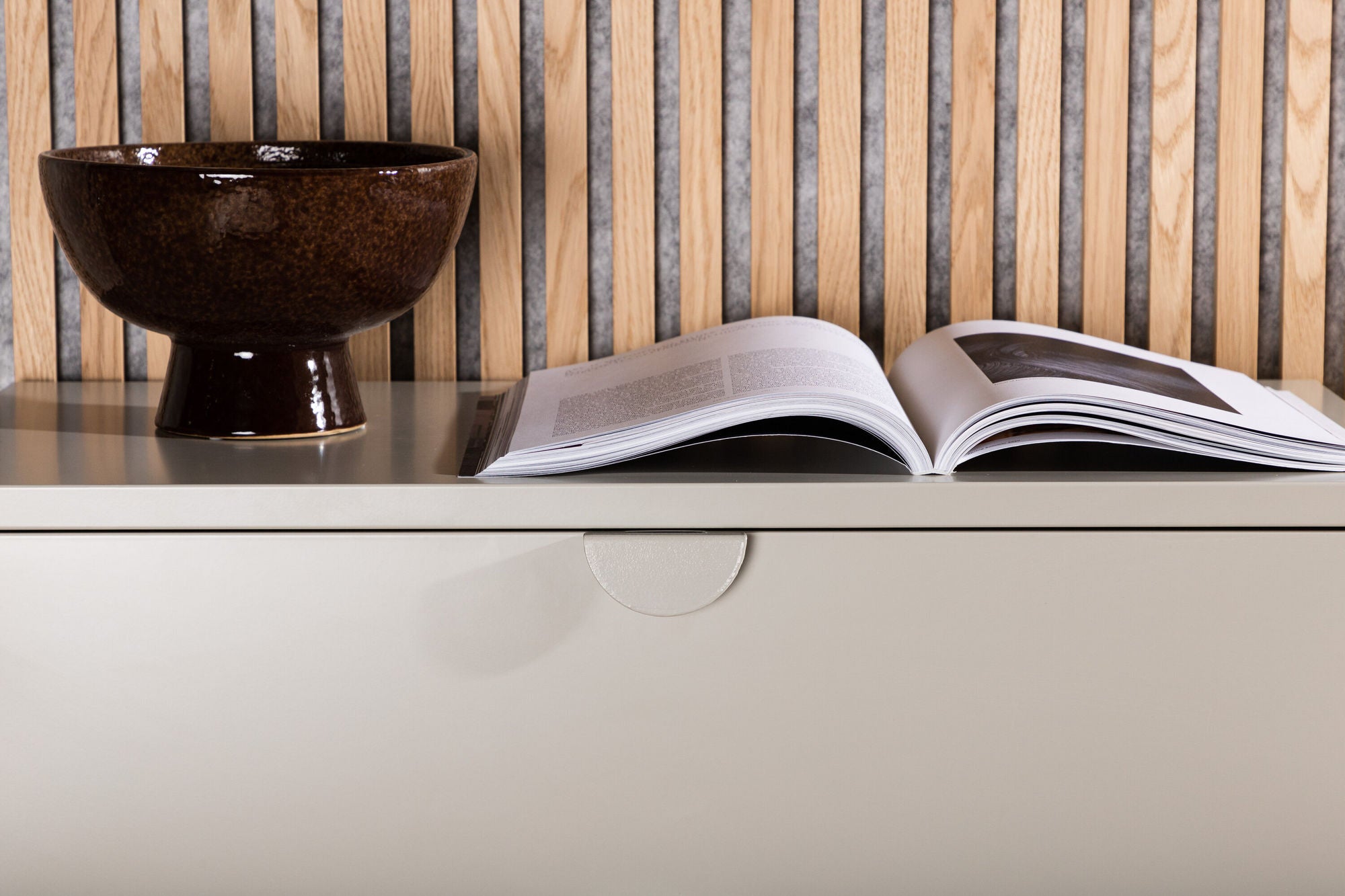 Kommode Piring mit 4 Schubladen aus Metall - Beige-Kommoden-Venture Home-le canapé