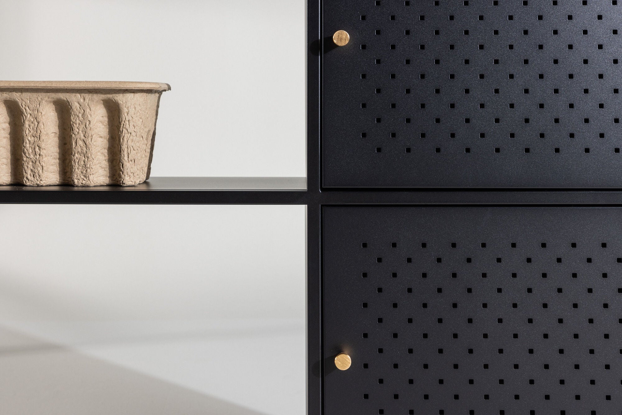 Kommode Salta aus Metall 100cm - Schwarz-Kommoden-Venture Home-le canapé