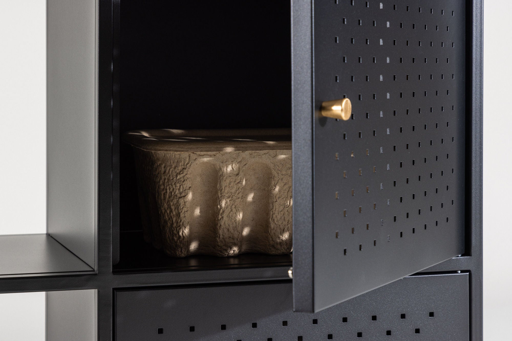 Kommode Salta aus Metall 100cm - Schwarz-Kommoden-Venture Home-le canapé