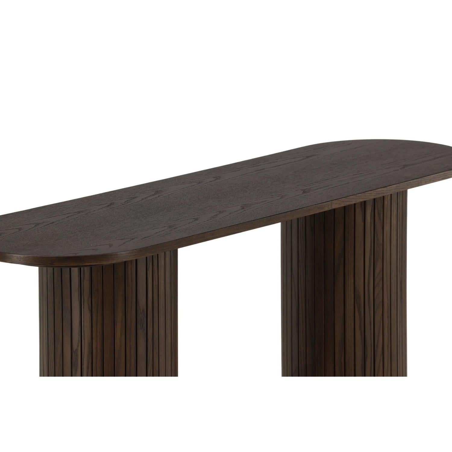 Konsolentisch Bianca 130cm - Mokka-Konsolentische-Venture Home-le canapé