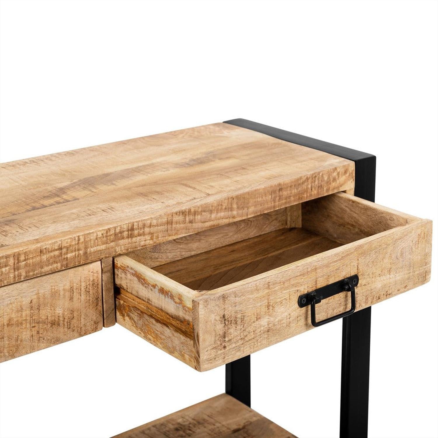 Konsolentisch Britt aus Mangoholz 150cm - Hellbraun-Konsolentische-Benoa-le canapé