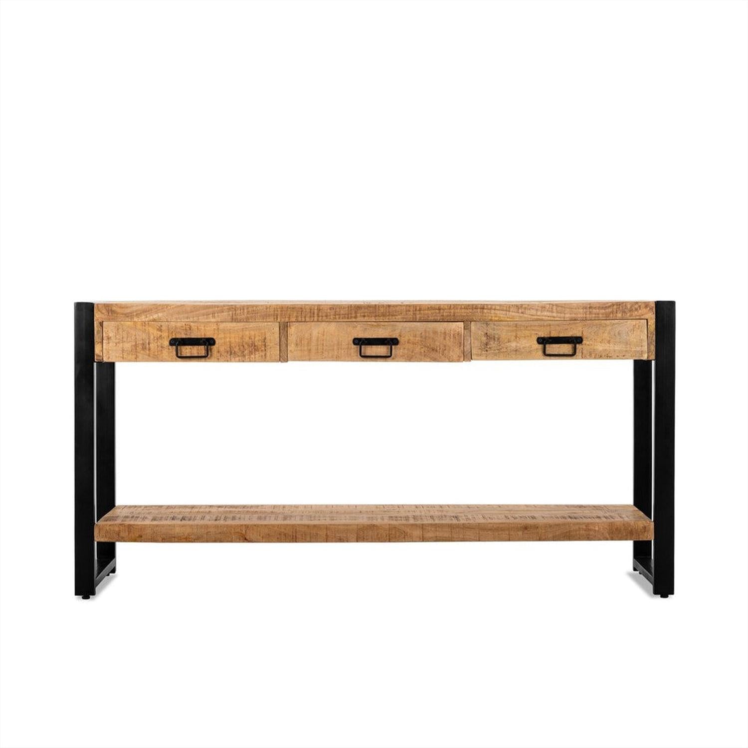 Konsolentisch Britt aus Mangoholz 150cm - Hellbraun-Konsolentische-Benoa-le canapé