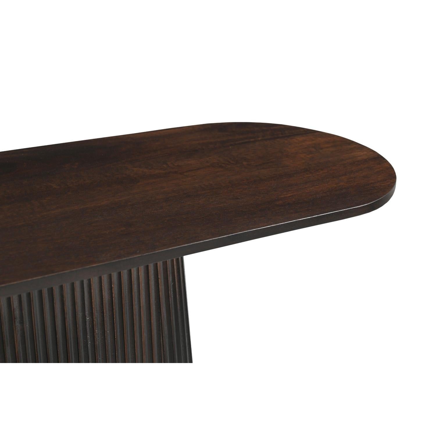 Konsolentisch Salvator aus Mangoholz 140cm - Dunkelbraun-Konsolentische-Livingfurn-le canapé