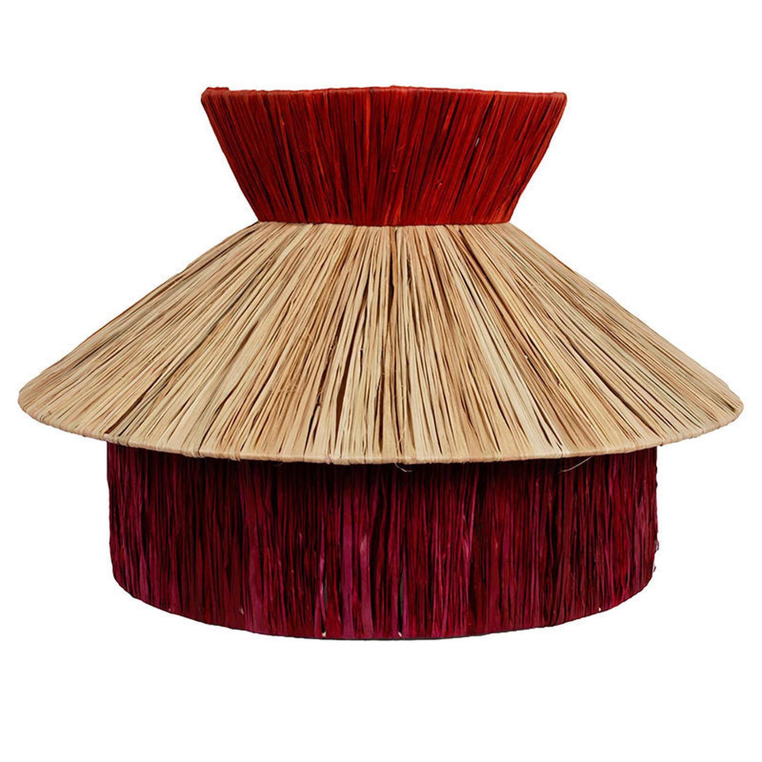 Lampenschirm Lina Ø40cm - Lila/Sandbraun-Lampenschirme-Pole to Pole-le canapé