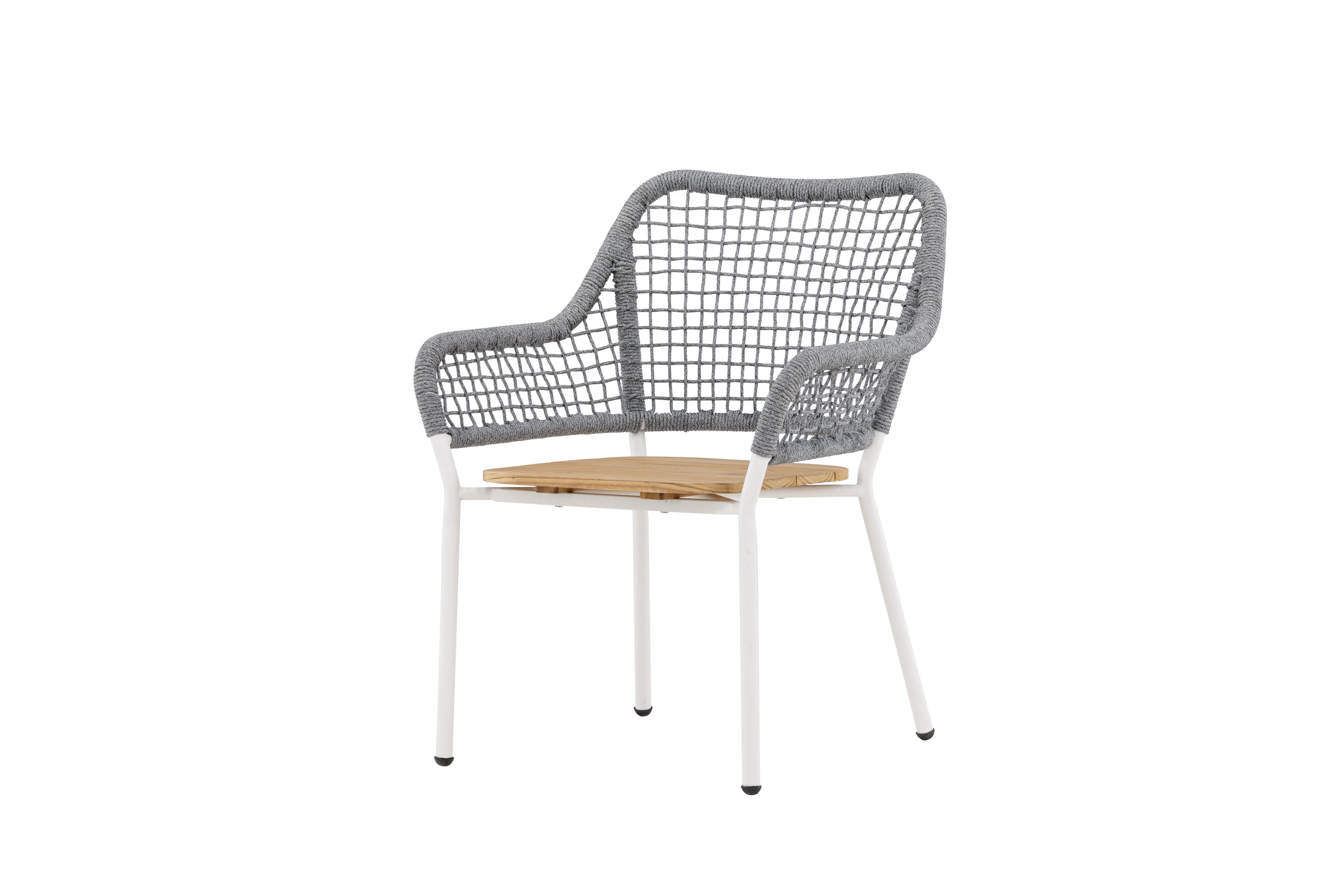 Loungesessel Amora aus Teakholz - Grau-Outdoor Sessel-Venture Home-le canapé