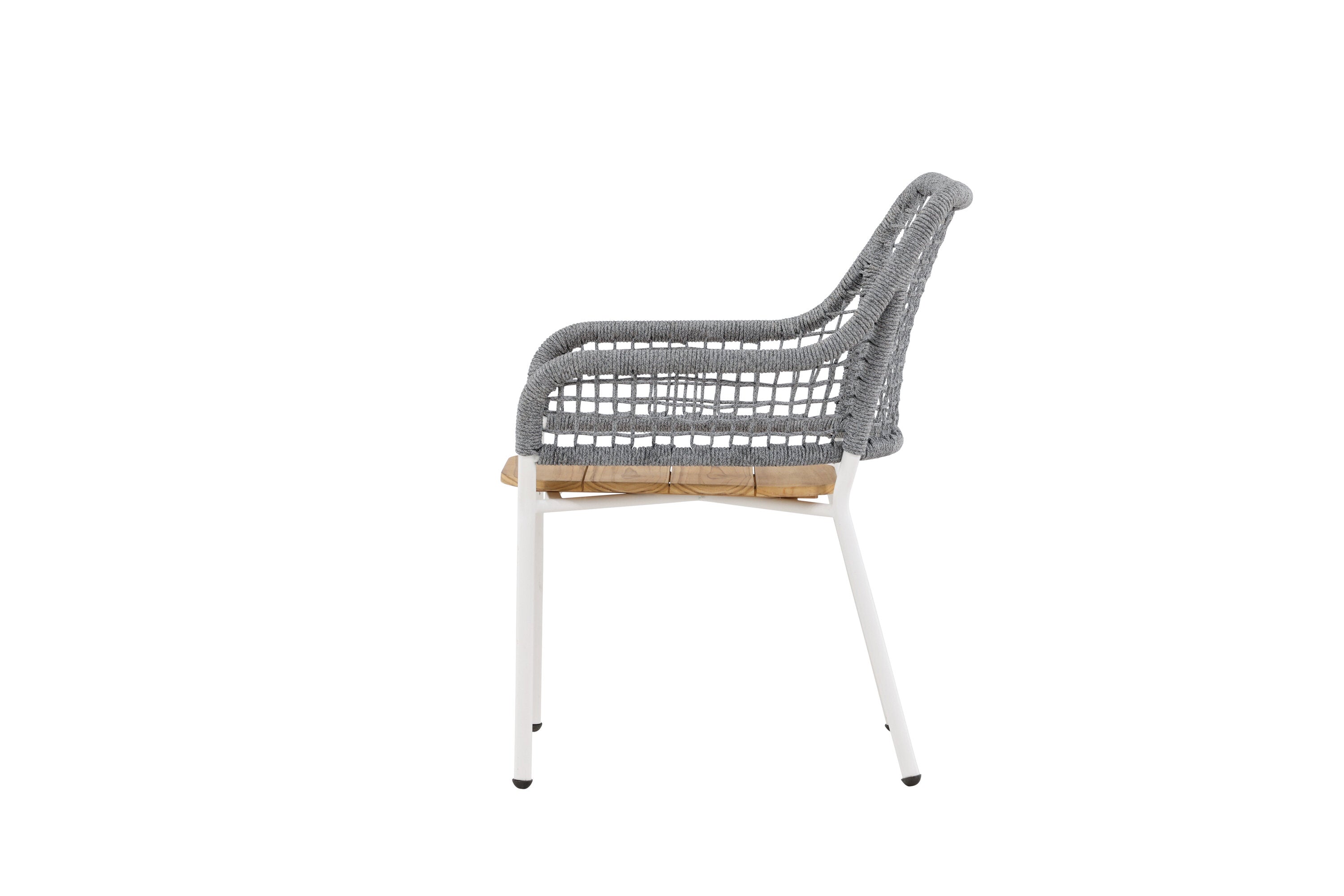 Loungesessel Amora aus Teakholz - Grau-Outdoor Sessel-Venture Home-le canapé