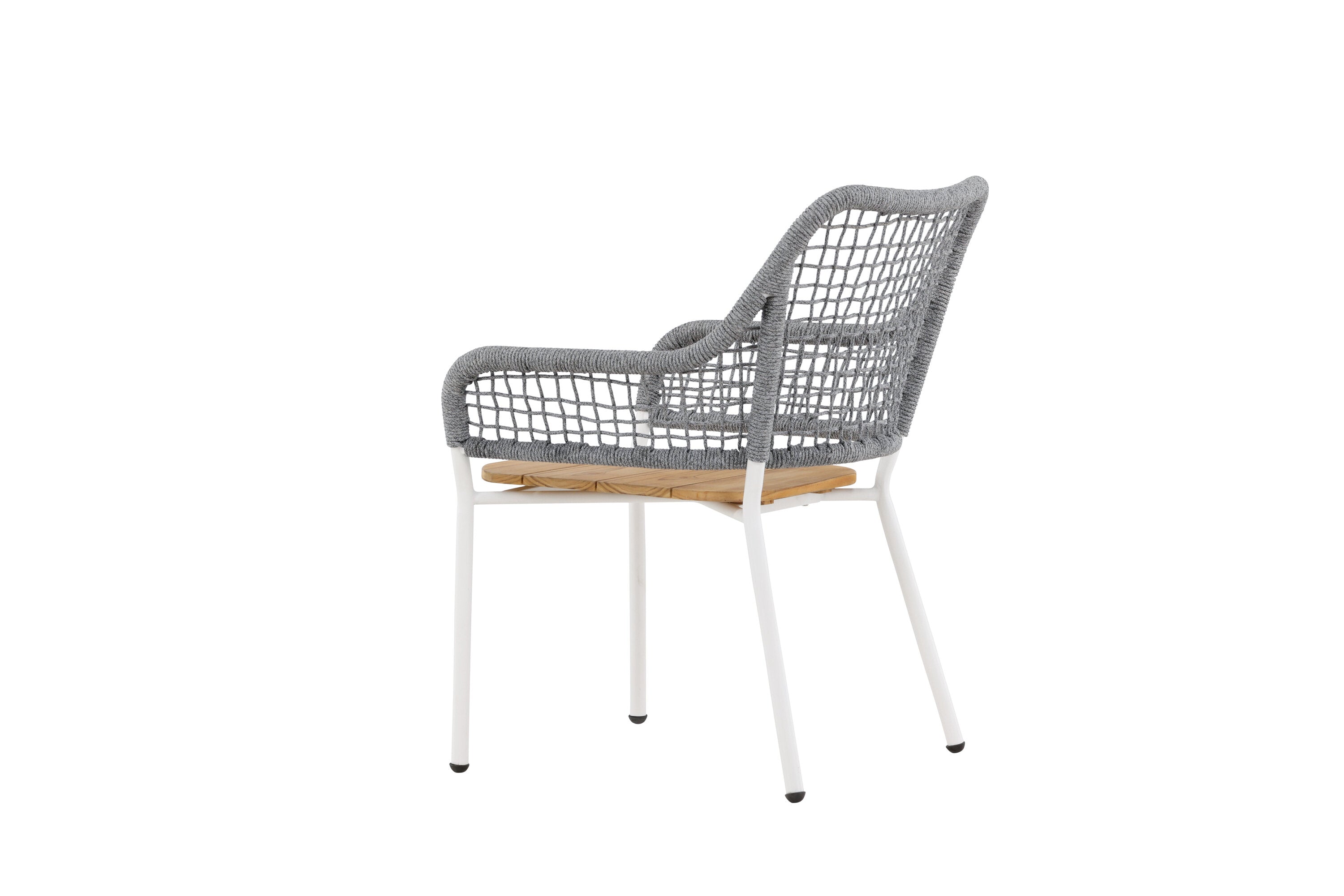 Loungesessel Amora aus Teakholz - Grau-Outdoor Sessel-Venture Home-le canapé