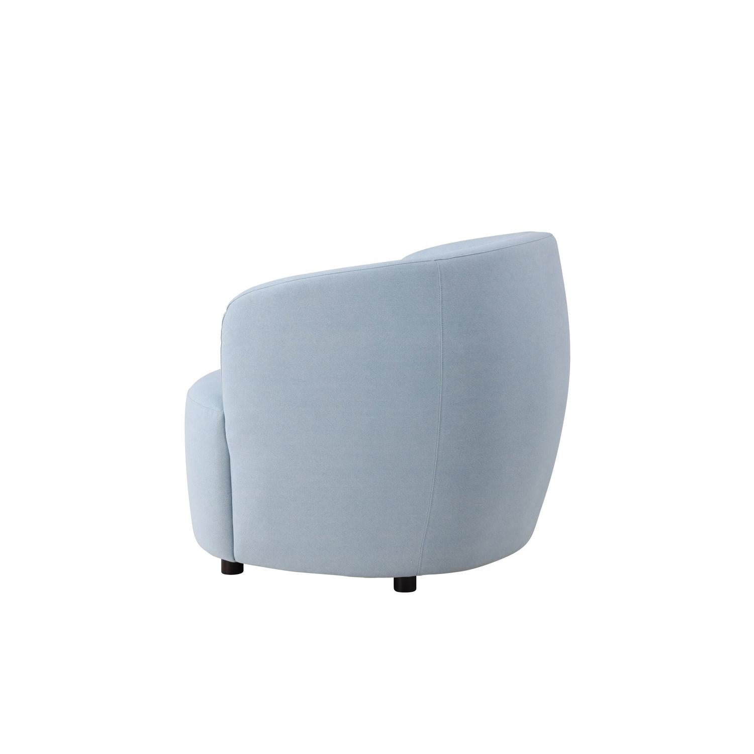 Loungesessel Bobbo - Babyblau-Loungesessel-Venture Home-le canapé