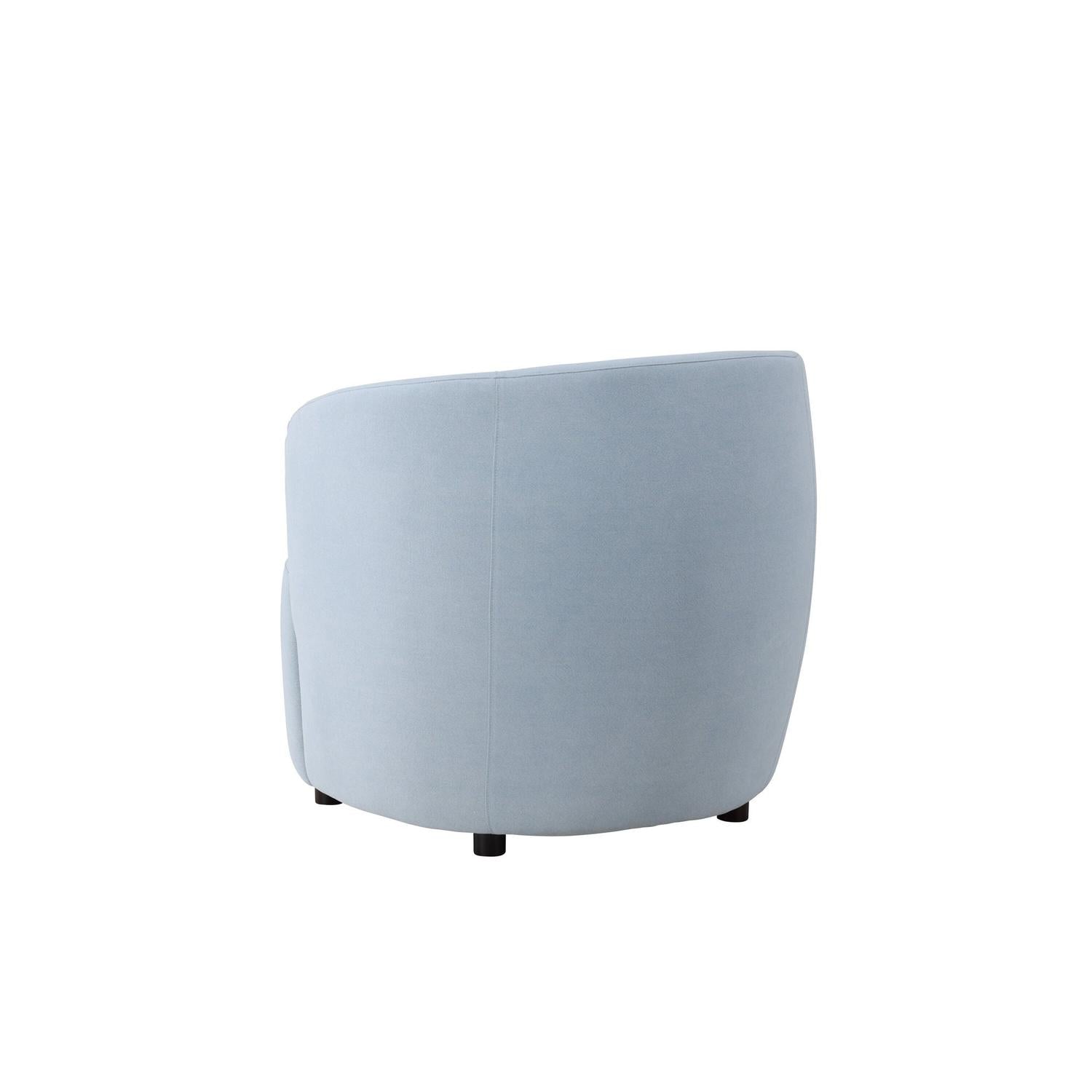 Loungesessel Bobbo - Babyblau-Loungesessel-Venture Home-le canapé