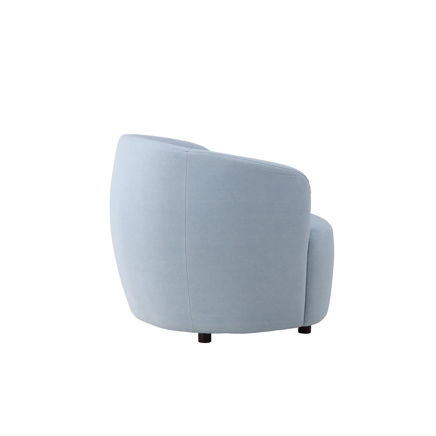 Loungesessel Bobbo - Babyblau-Loungesessel-Venture Home-le canapé