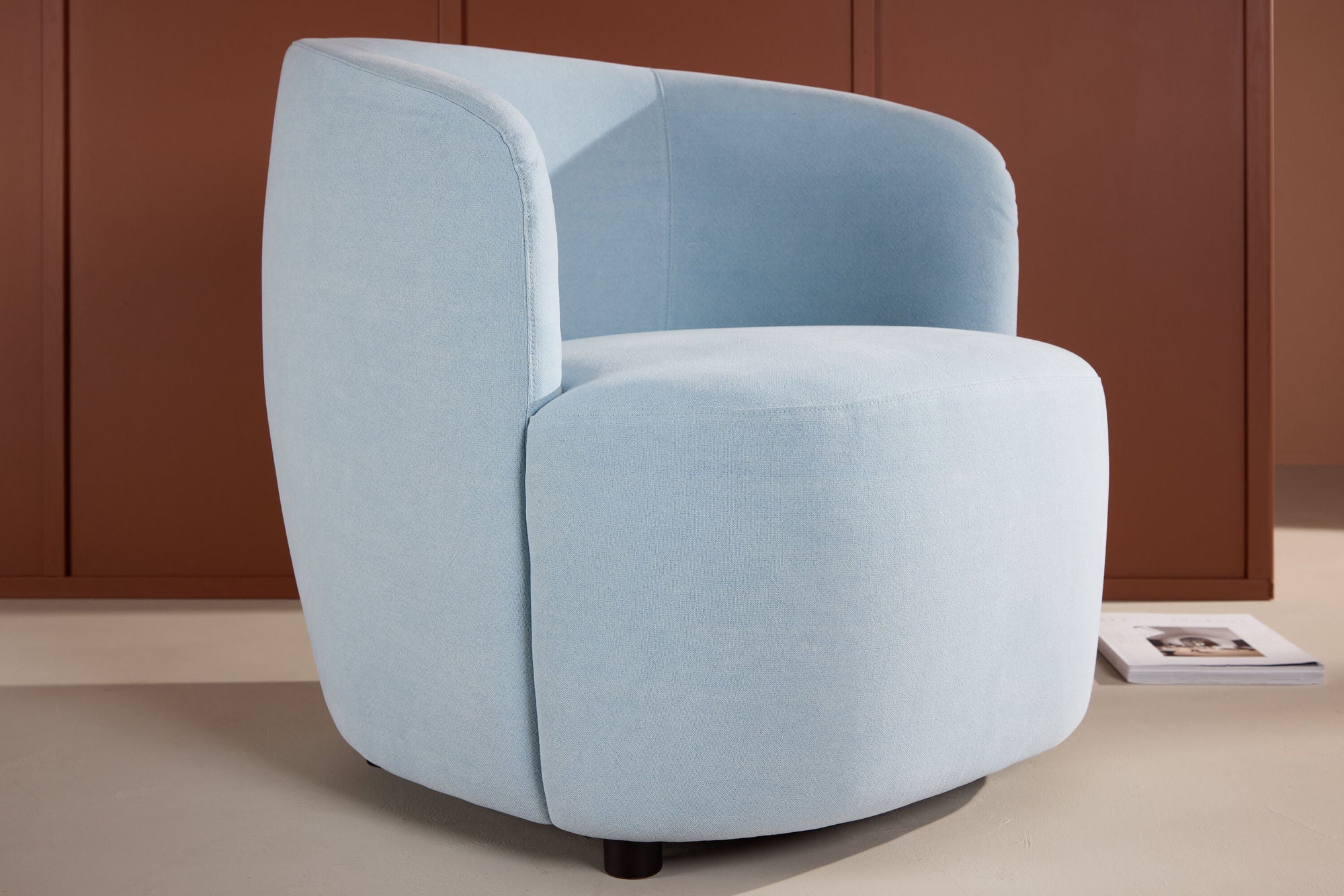 Loungesessel Bobbo - Babyblau-Loungesessel-Venture Home-le canapé