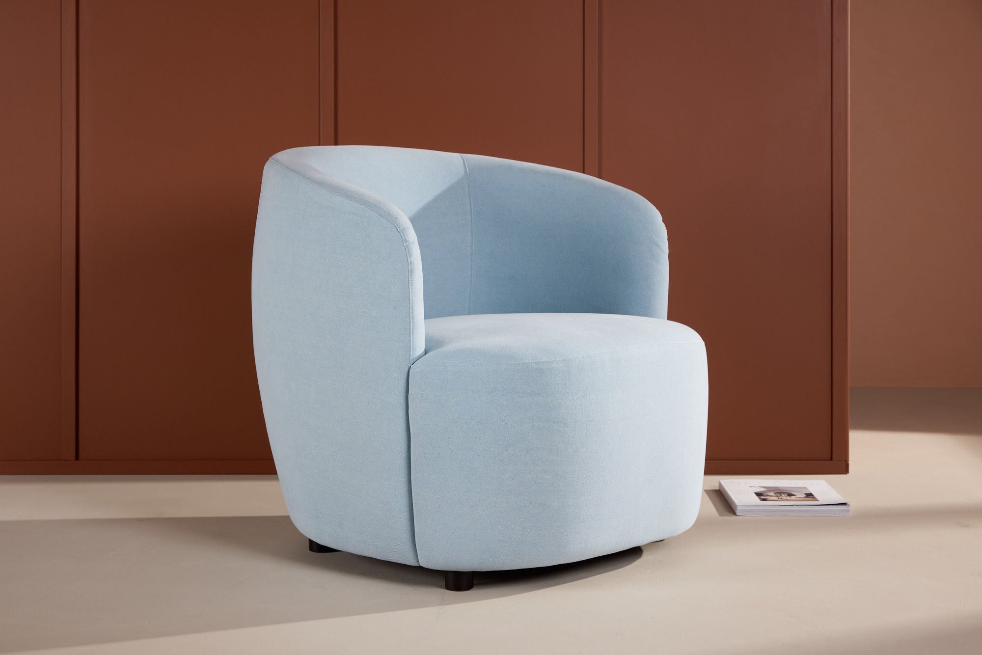 Loungesessel Bobbo - Babyblau-Loungesessel-Venture Home-le canapé