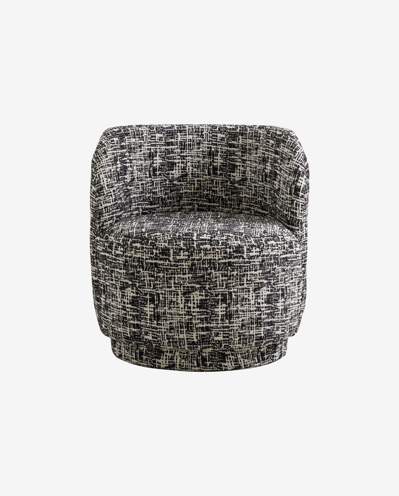 Loungesessel BOMU - Schwarz/weiß-Loungesessel-Nordal A/S-le canapé