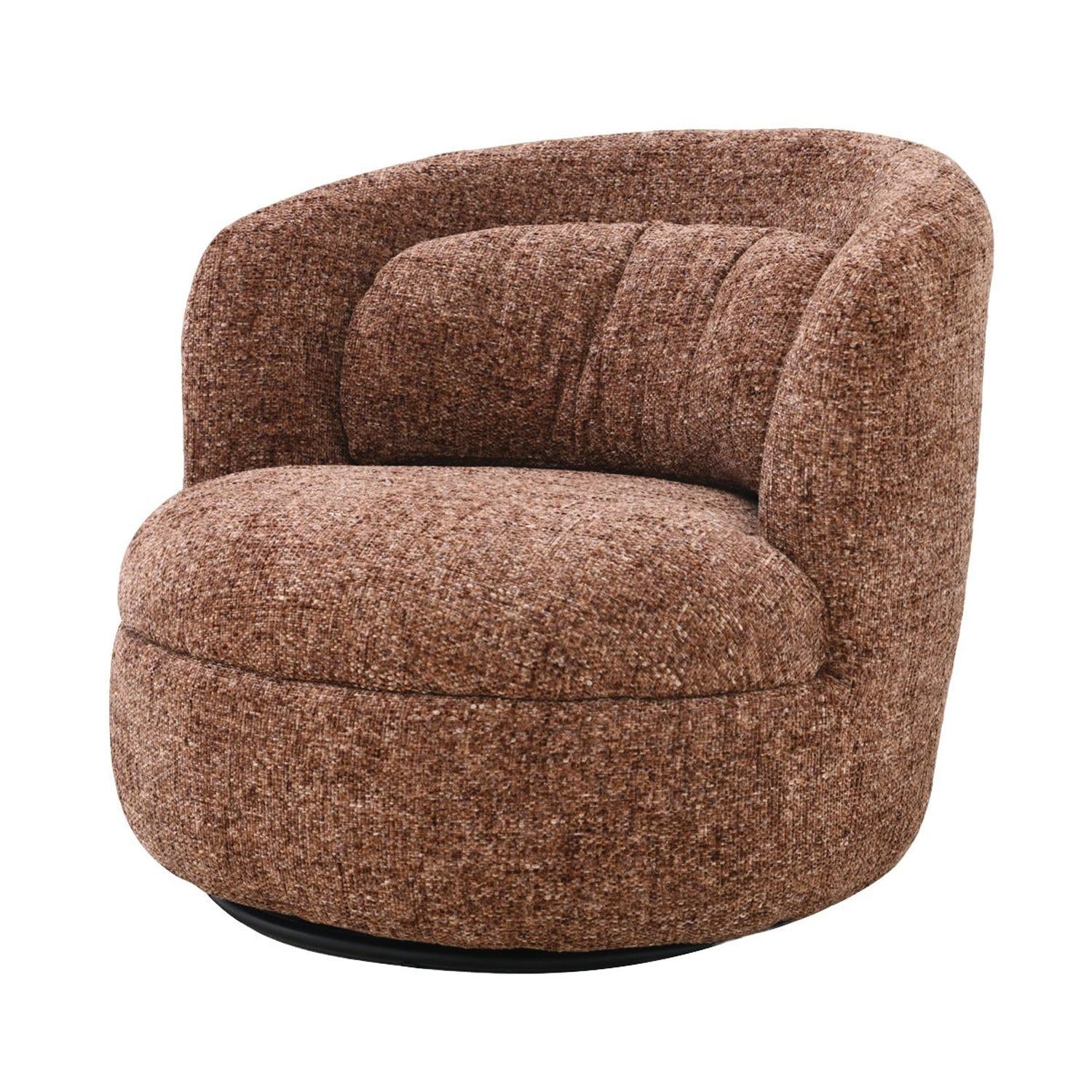 Loungesessel Britt drehbar - Bordeaux-Loungesessel-Livingfurn-le canapé