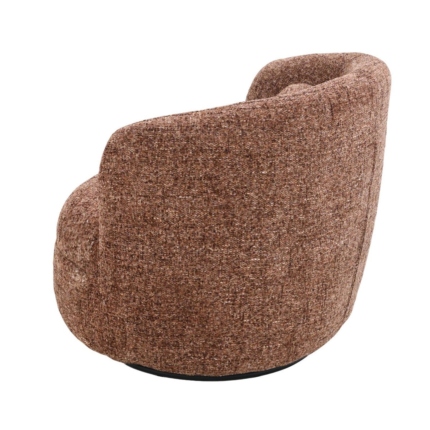 Loungesessel Britt drehbar - Bordeaux-Loungesessel-Livingfurn-le canapé