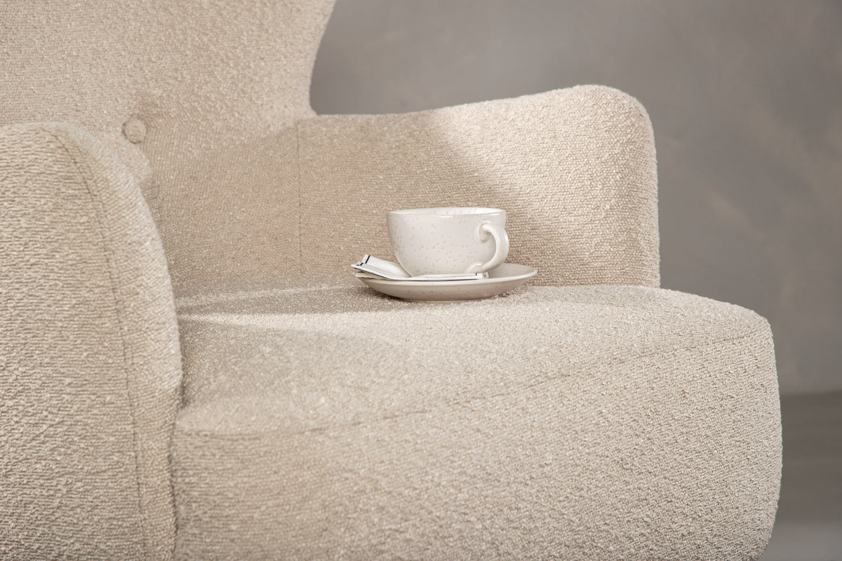 Loungesessel Lincoln mit Armlehnen - Beige-Loungesessel-Venture Home-le canapé
