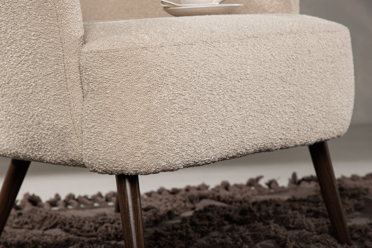 Loungesessel Lincoln mit Armlehnen - Beige-Loungesessel-Venture Home-le canapé
